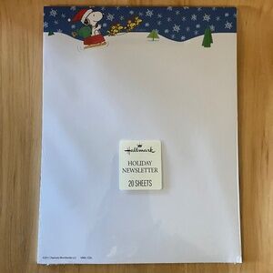 20 Sheets Peanuts Hallmark Newsletter